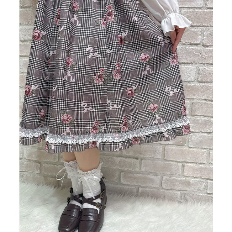 ホリデーチェック柄ワンピース | axes femme | 詳細画像8 