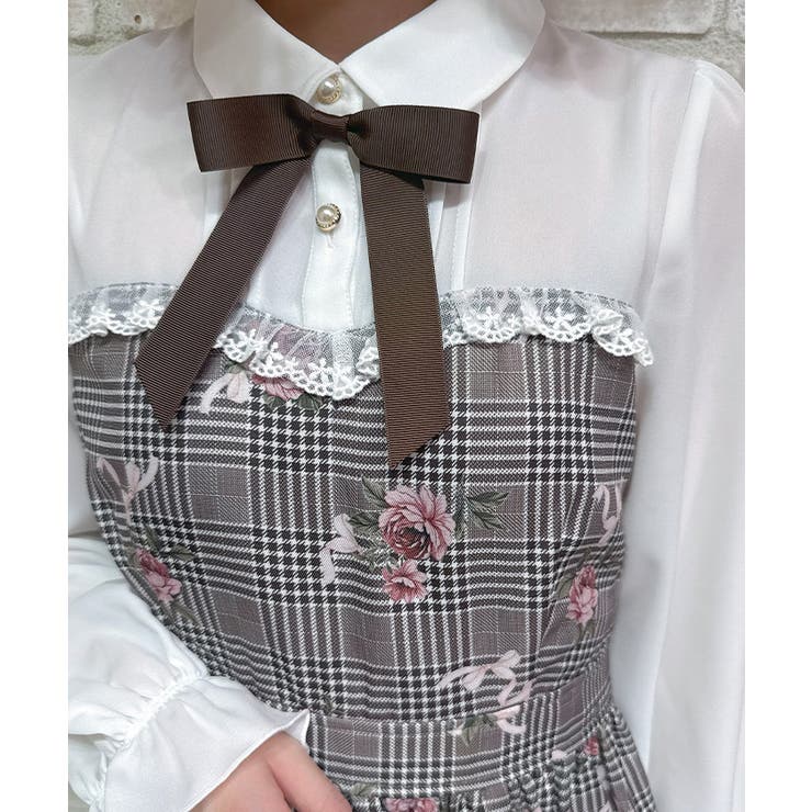 ホリデーチェック柄ワンピース | axes femme | 詳細画像9 