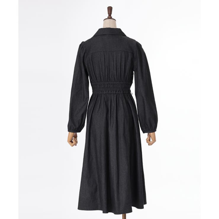 ダブルレースアップデニムワンピース[品番：IGAW0004663]｜axes femme
