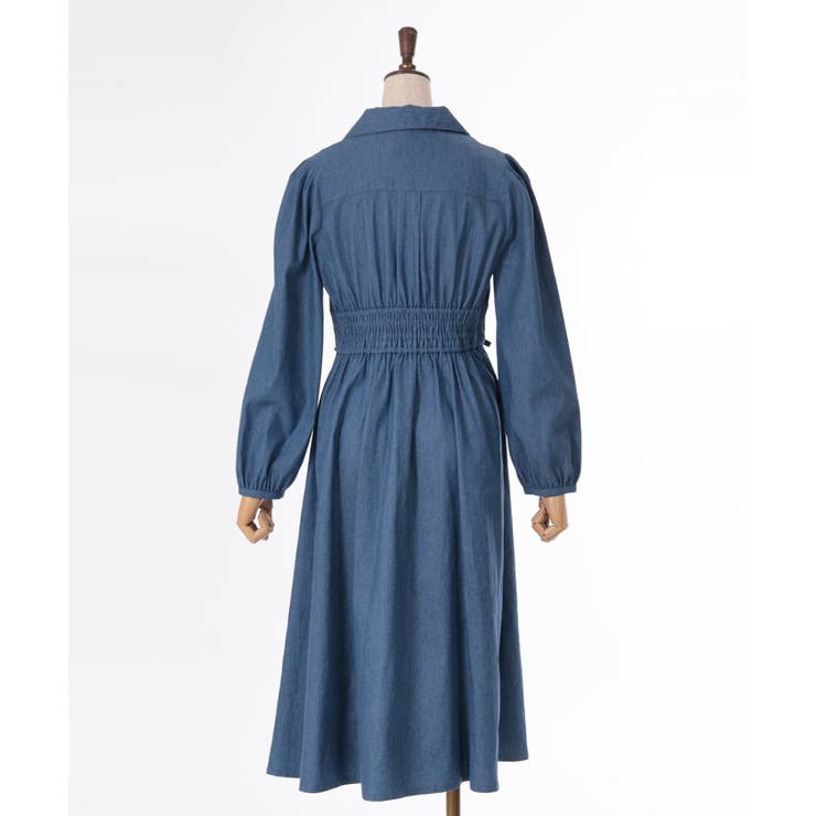 ダブルレースアップデニムワンピース[品番：IGAW0004663]｜axes femme