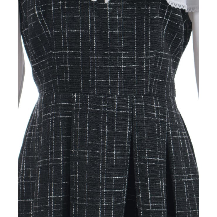 ケープフリルツイードワンピース | axes femme | 詳細画像17 