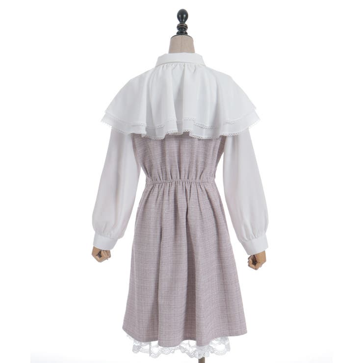 ケープフリルツイードワンピース | axes femme | 詳細画像24 