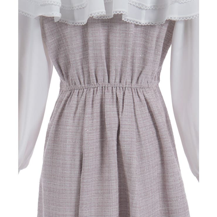 ケープフリルツイードワンピース | axes femme | 詳細画像30 