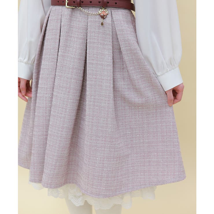 ケープフリルツイードワンピース | axes femme | 詳細画像7 