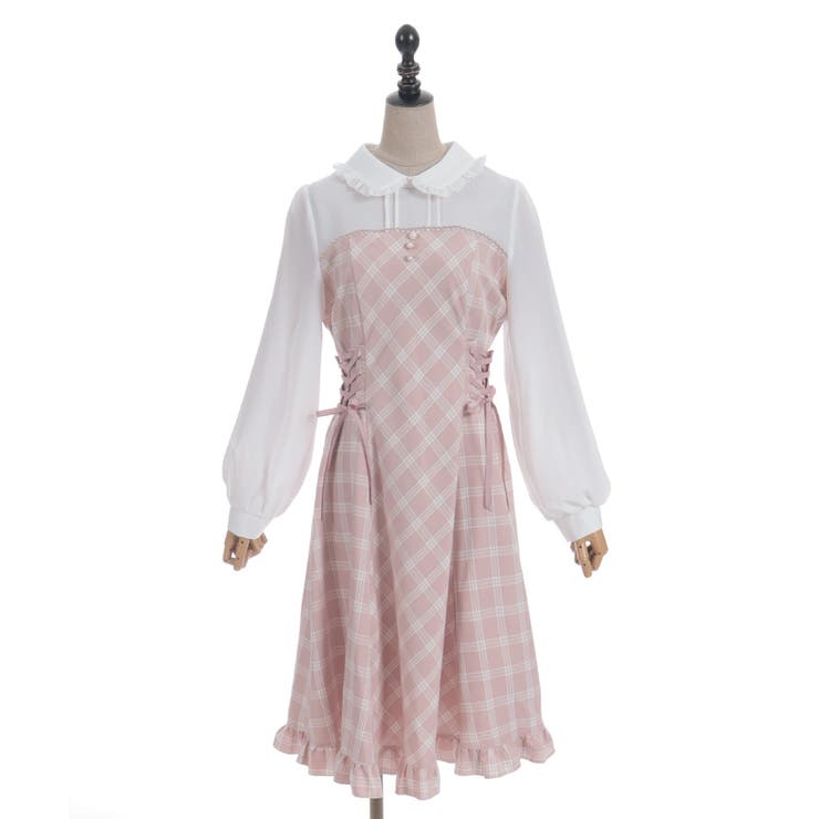 ビスチェ切替バイカラーワンピース | axes femme | 詳細画像24 