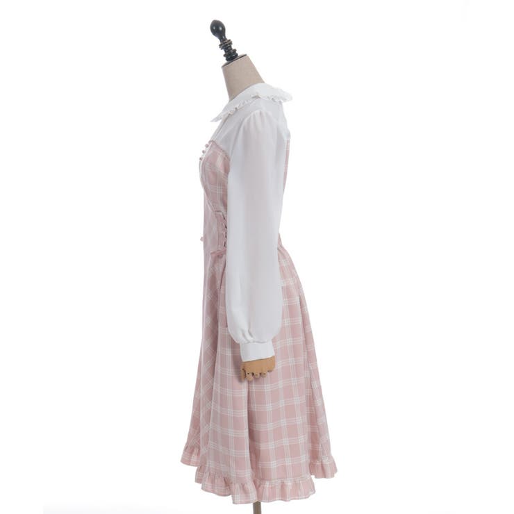 ビスチェ切替バイカラーワンピース | axes femme | 詳細画像25 