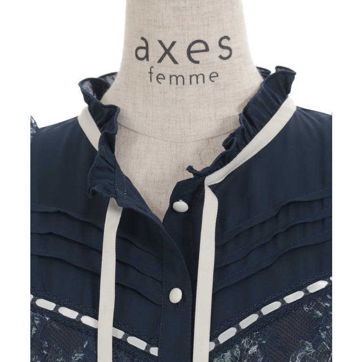 ブーケレースワンピース[品番：IGAW0004835]｜axes femme
