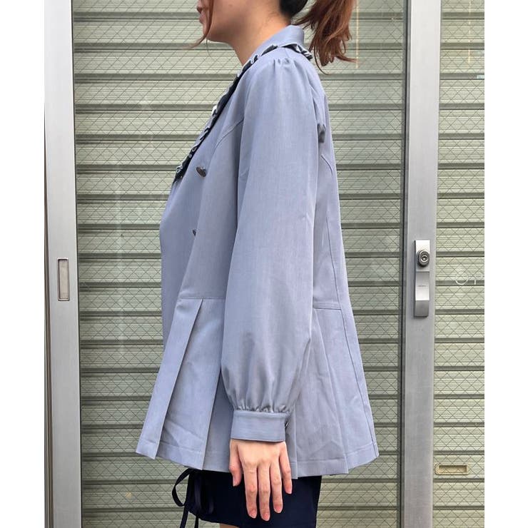 プリーツデザインハーフジャケット | axes femme | 詳細画像2 