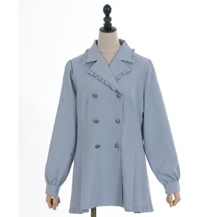 プリーツデザインハーフジャケット | axes femme | 詳細画像4 