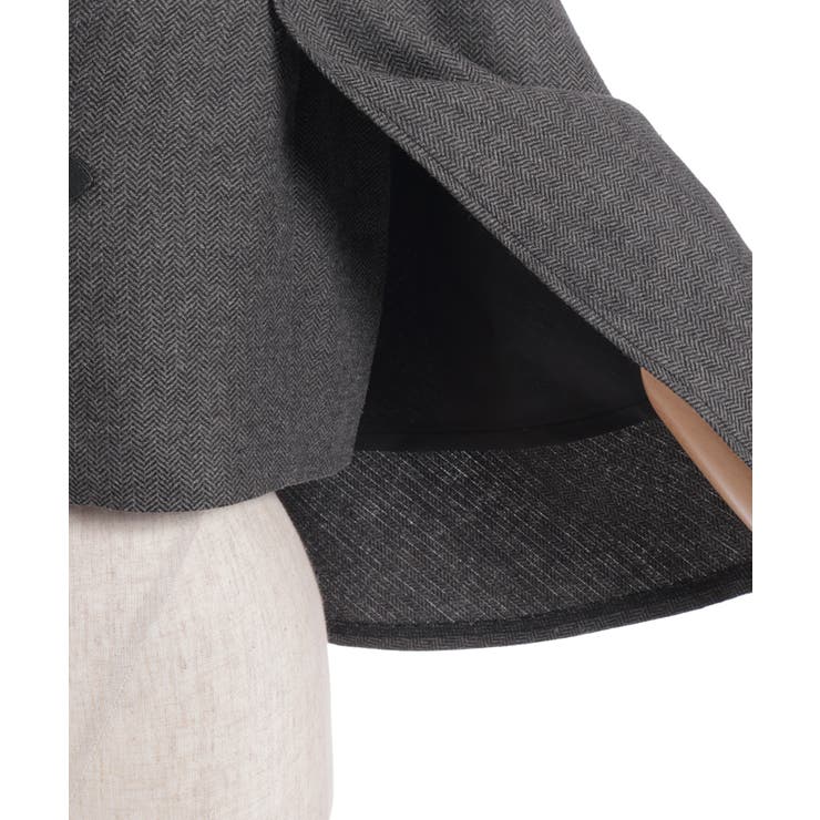 ヘリンボンケープジャケット | axes femme | 詳細画像22 