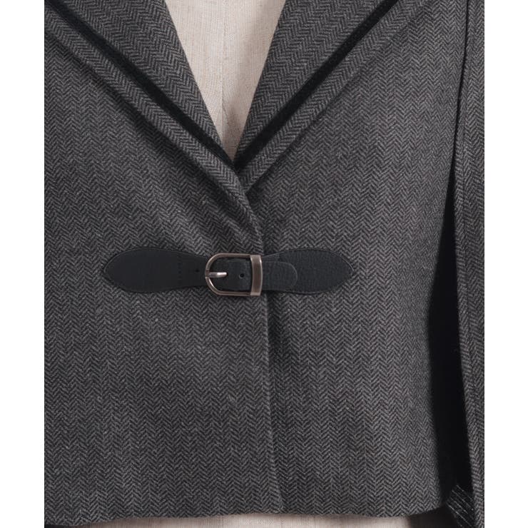 ヘリンボンケープジャケット | axes femme | 詳細画像23 