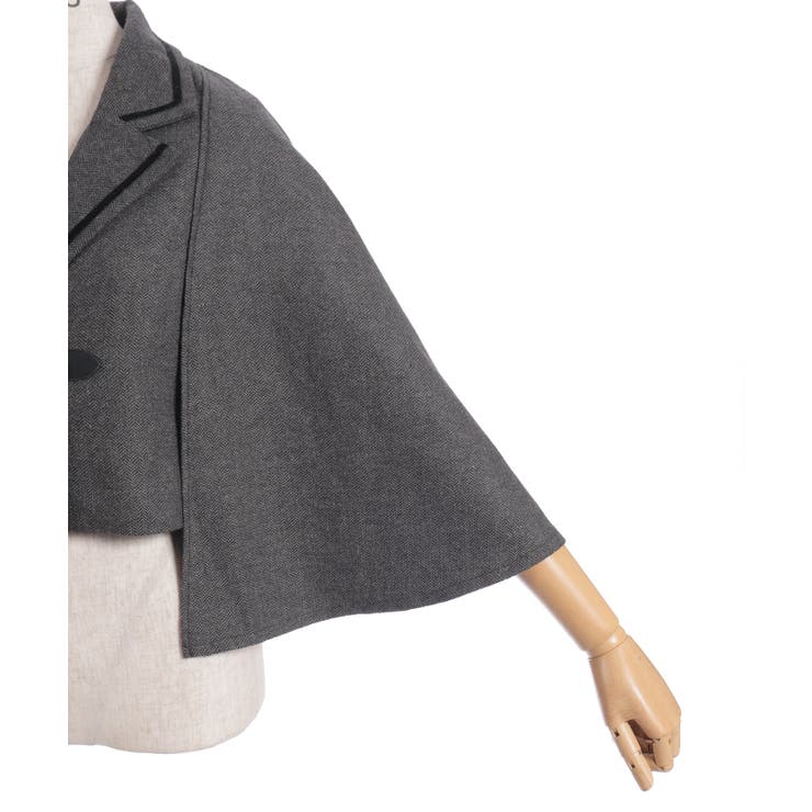 ヘリンボンケープジャケット | axes femme | 詳細画像26 