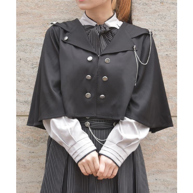 チェーン付フードケープ[品番：IGAW0007568]｜axes femme（アクシーズ