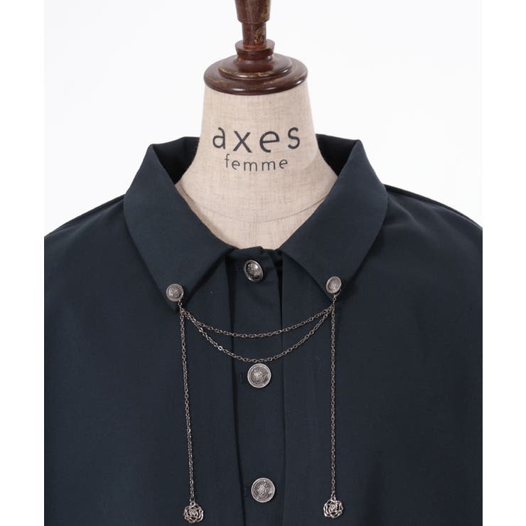axes femme ジャケット テーラードジャケット マント風ケープ