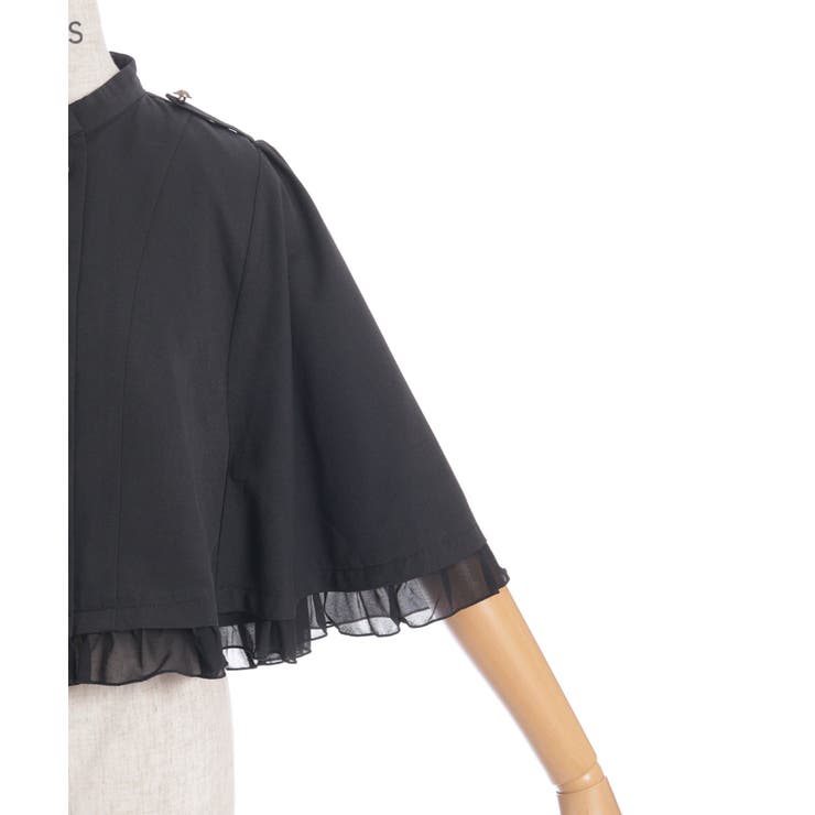 Ｗ釦フィッシュテールケープ | axes femme | 詳細画像11 