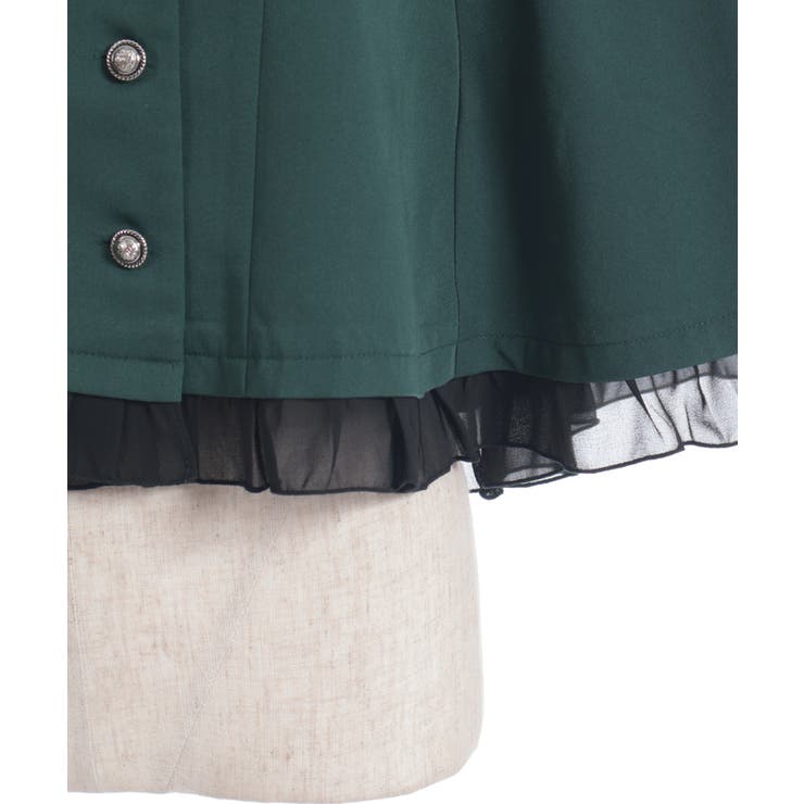 Ｗ釦フィッシュテールケープ | axes femme | 詳細画像15 