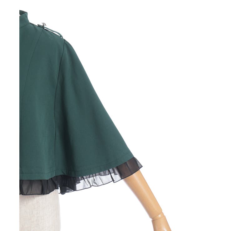 Ｗ釦フィッシュテールケープ | axes femme | 詳細画像18 