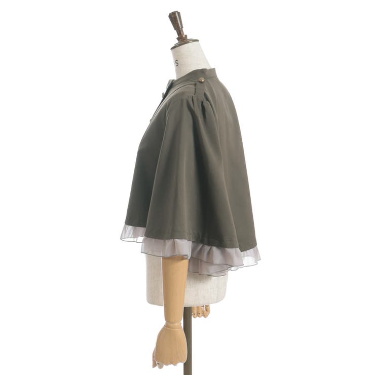 Ｗ釦フィッシュテールケープ | axes femme | 詳細画像20 