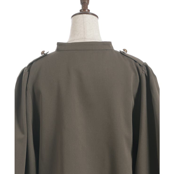 Ｗ釦フィッシュテールケープ | axes femme | 詳細画像24 