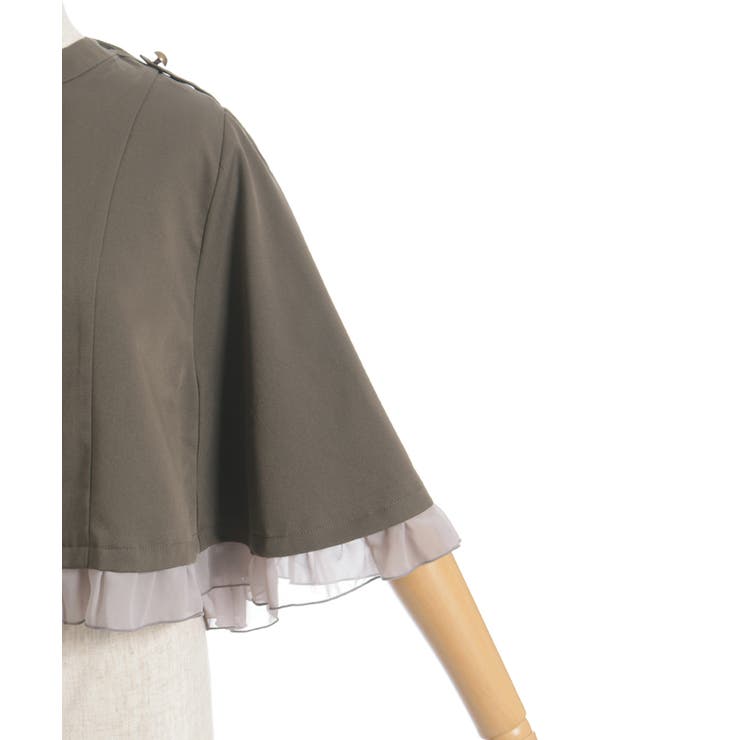 Ｗ釦フィッシュテールケープ | axes femme | 詳細画像25 