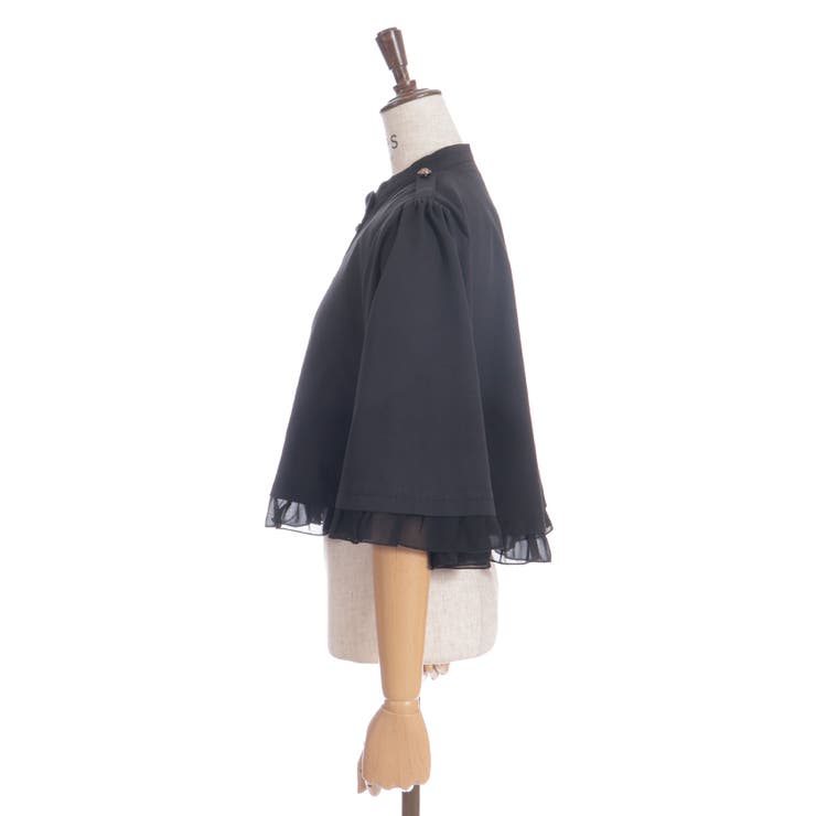 Ｗ釦フィッシュテールケープ | axes femme | 詳細画像6 