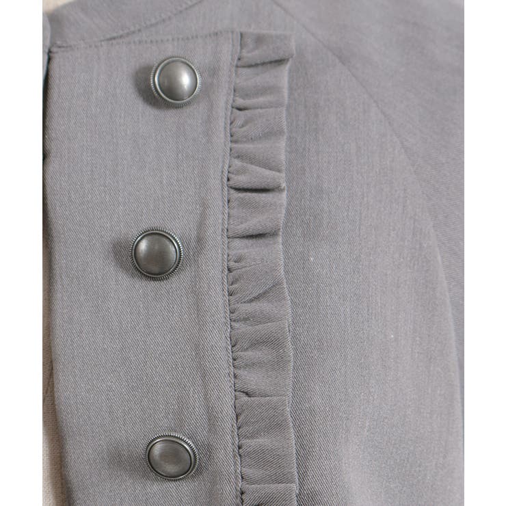 Ｗ釦レースアップケープ | axes femme | 詳細画像22 