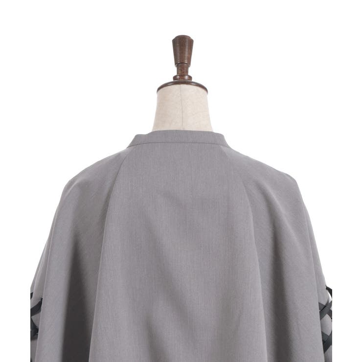 Ｗ釦レースアップケープ | axes femme | 詳細画像23 