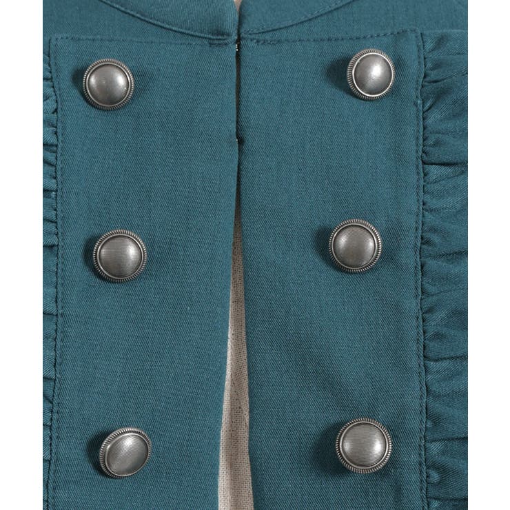 Ｗ釦レースアップケープ | axes femme | 詳細画像30 