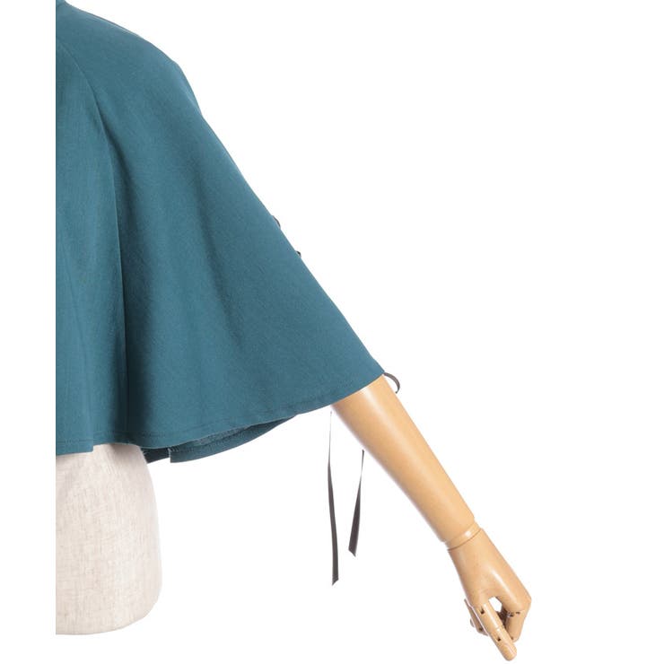 Ｗ釦レースアップケープ | axes femme | 詳細画像32 