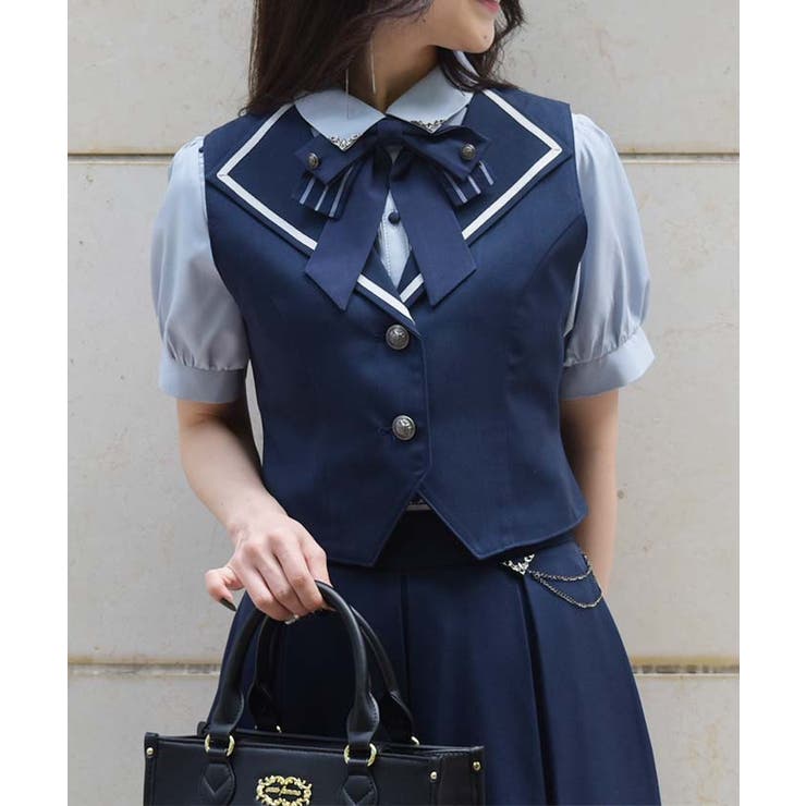 クラシックショートベスト[品番：IGAW0005048]｜axes femme
