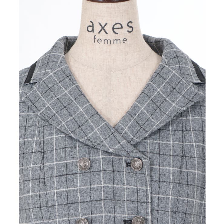 バックレースアップベスト | axes femme | 詳細画像23 