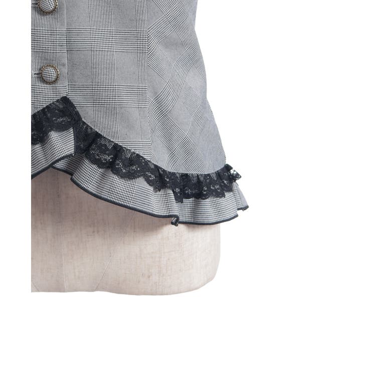 レースフリルミディベスト[品番：IGAW0006776]｜axes femme