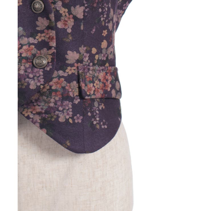フローラルプリントベスト | axes femme | 詳細画像11 