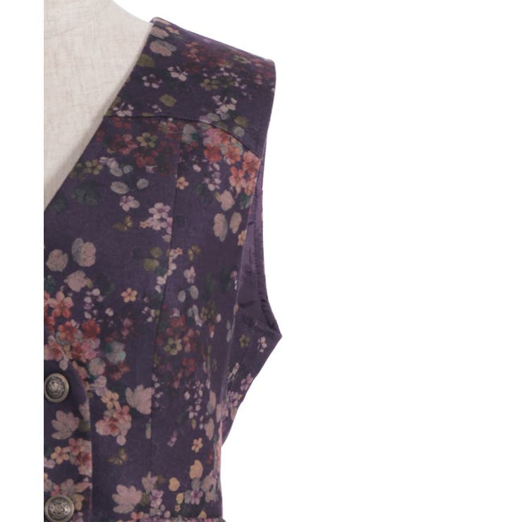 フローラルプリントベスト | axes femme | 詳細画像14 