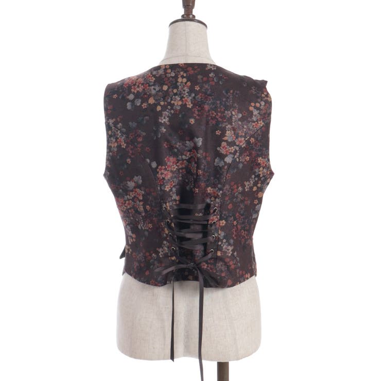 フローラルプリントベスト | axes femme | 詳細画像17 
