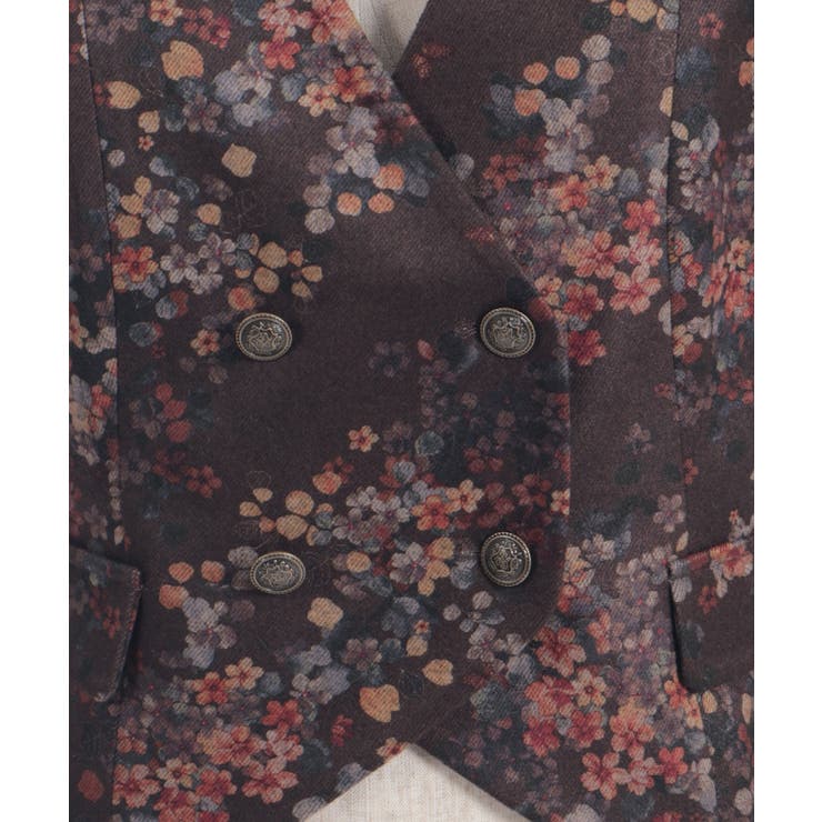 フローラルプリントベスト | axes femme | 詳細画像20 