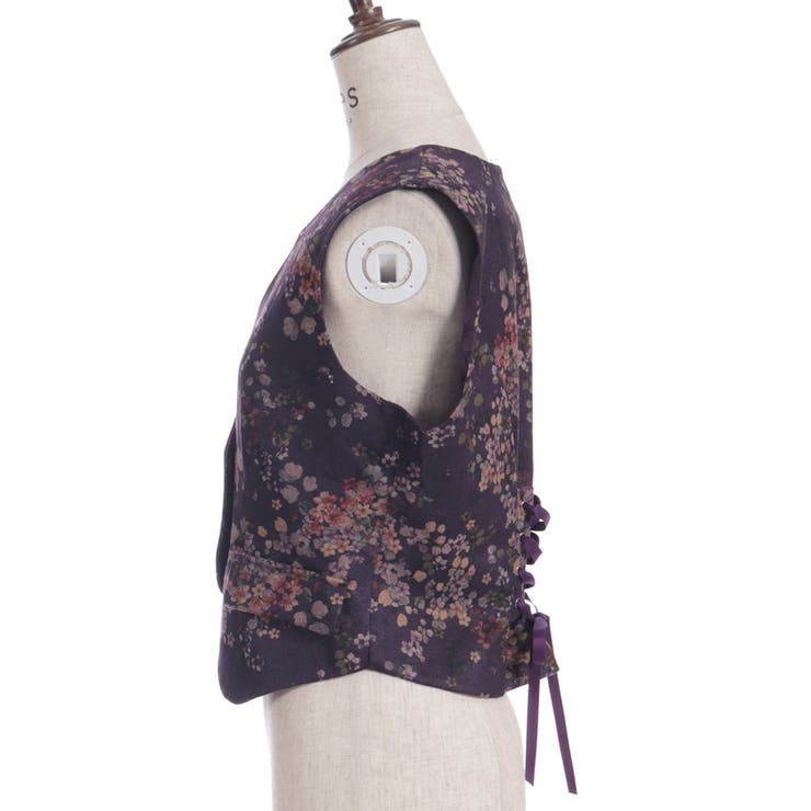 フローラルプリントベスト | axes femme | 詳細画像8 