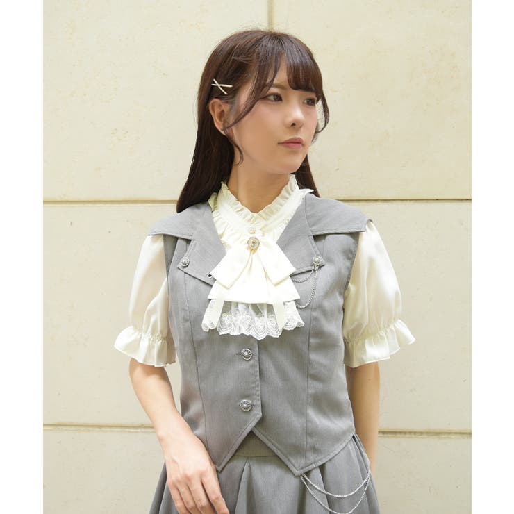 チェーン付フードベスト | axes femme | 詳細画像11 