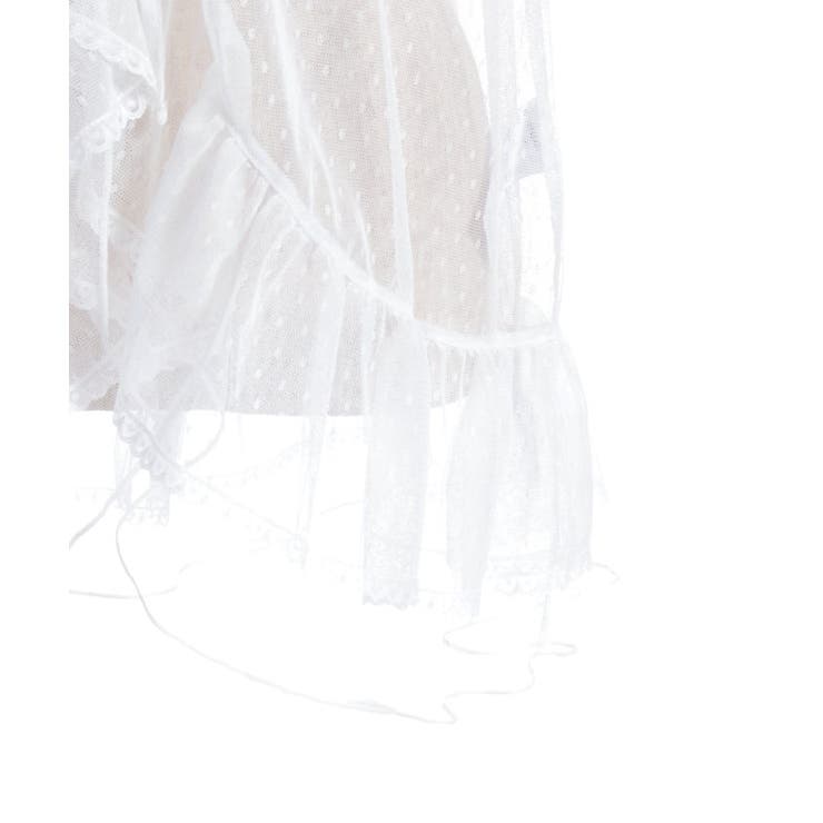 ミドル丈ドットチュールガウン | axes femme | 詳細画像18 