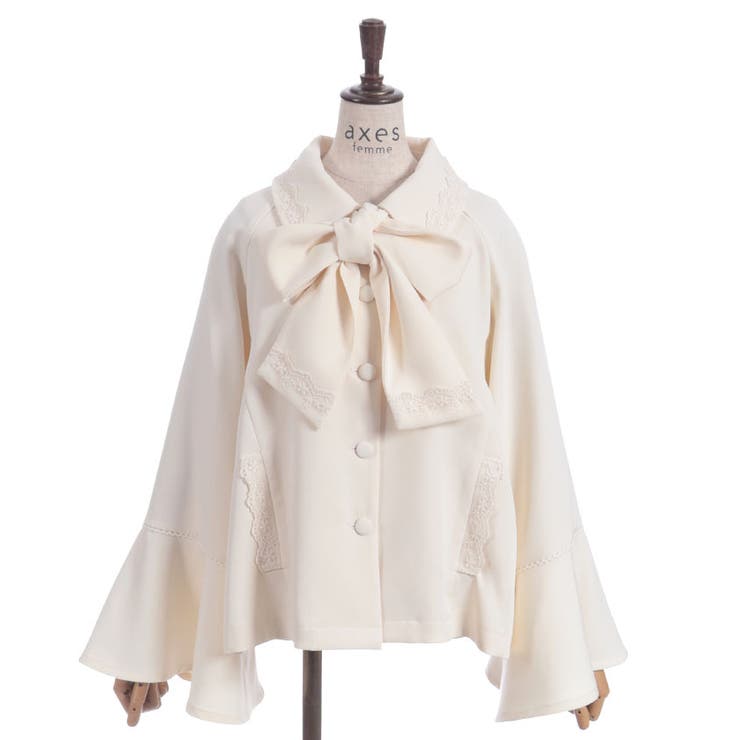 レース使いベルスリーブコート | axes femme | 詳細画像23 