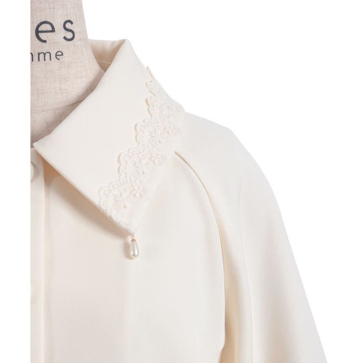 レース使いベルスリーブコート | axes femme | 詳細画像27 