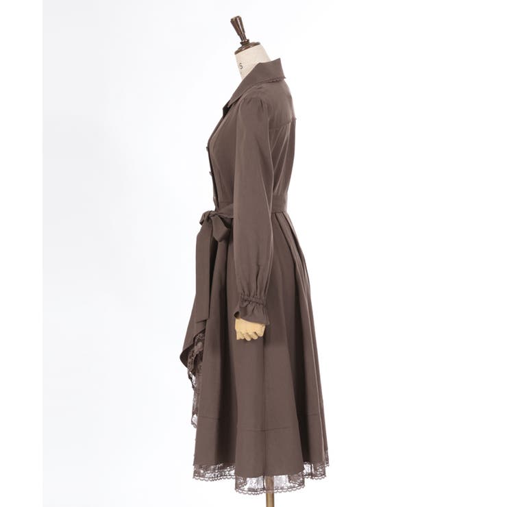 ラッフルフリルトレンチコート ラッフルフリルトレンチコート[品番：IGAW0005412]｜axes femme