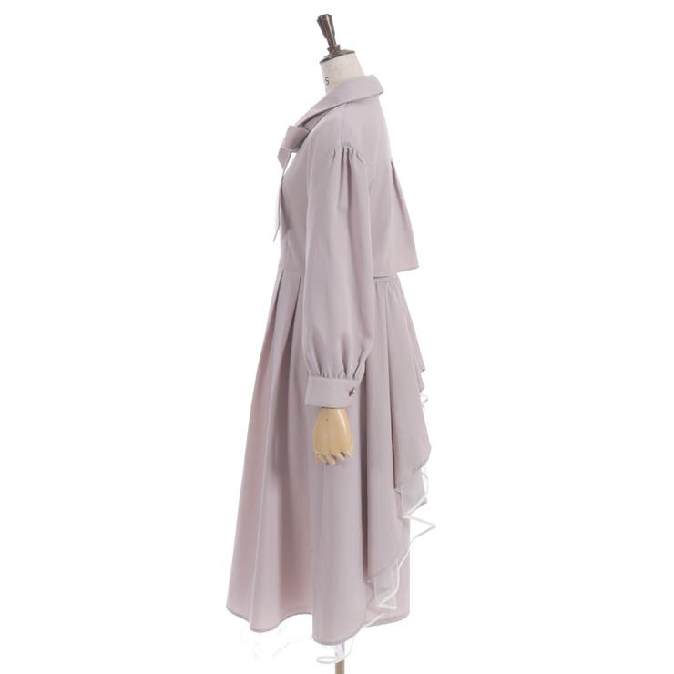バックフリルトレンチコート[品番：IGAW0005938]｜axes femme