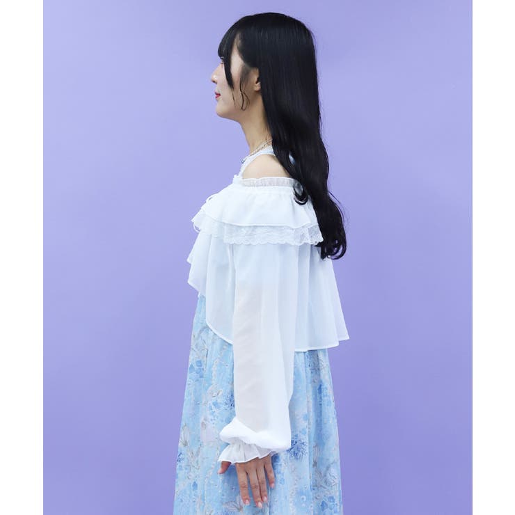 デリセノアール  シフォンボレロ Dellise Noir デリセノアール ローズシフォンボレロ ブラック系 | 結婚