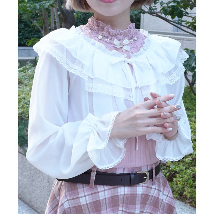白 | ２ＷＡＹオフショルボレロ | axes femme