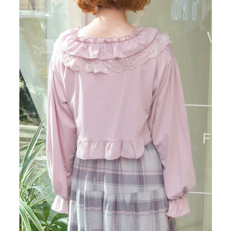 フリルカットソーボレロ | axes femme | 詳細画像3 