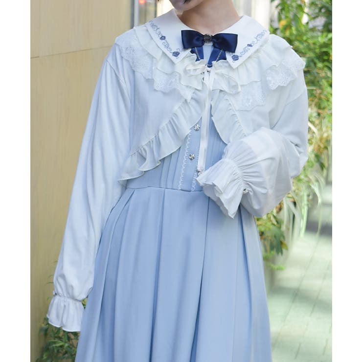 生成り | フリルカットソーボレロ | axes femme