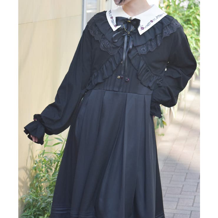 黒 | フリルカットソーボレロ | axes femme