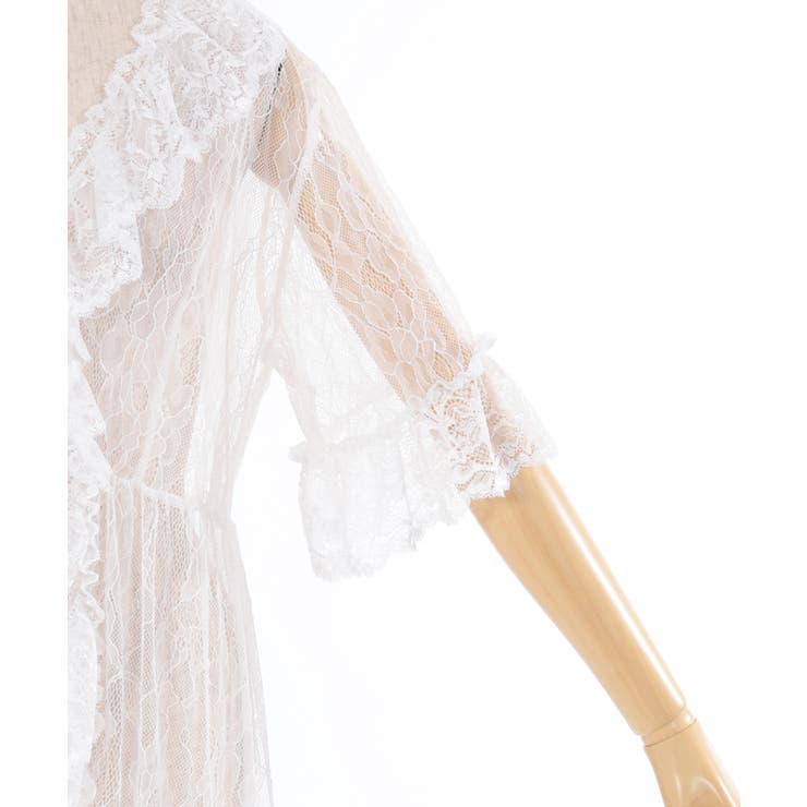 レースガウン フリルレースガウン[品番：IGAW0005214]｜axes femme（アクシーズ