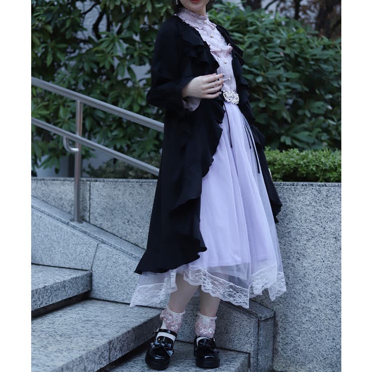 ボリュームフリルガウン | axes femme | 詳細画像6 